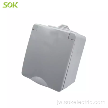 1 Gang Weatherproof Schuko Power Outlet